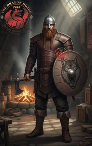 Medieval Warrior Leather Armor Set – Gothic Fantasy LARP & Cosplay Full Costume - Picture 1 of 4