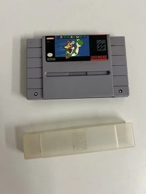 Super Mario World (Super Nintendo Entertainment System, 1991) TESTED Authentic - Image 1 of 4