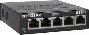 NETGEAR 5-Port Gigabit Ethernet Unmanaged Switch (Gs305) - Desktop Quiet- NEW - Picture 1 of 5