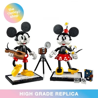 🐭NEW🐭 MOC 43179 Mickey Mouse & Minnie Mouse Building Blocks 1739pcs Disney - Image 1 of 4