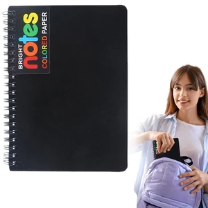 Notebooks Wirebound College Ruled Note Books Colored Lined Paper Perforated - Picture 1 of 8