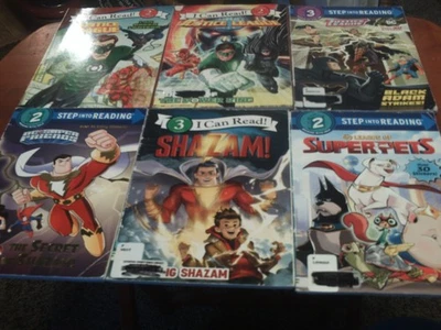 DC The Justice League Beginning Reading Paperback Books Lot of 6 - Image 1 of 4