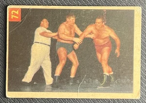 Emil Dusek 1954-55 Parkhurst #72 Vintage Wrestling card NWA wwf WWE japan - Picture 1 of 4