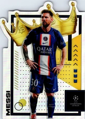 2022-23 Topps UEFA Club Superstars Lionel Messi #ROY-LM UCL Royalty Chrome Die - Image 1 of 2