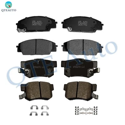 Set of 8 Front-Rear D537 7418 Ceramic Brake Pad Kit For 2000-2009 Honda S2000 - Image 1 of 4