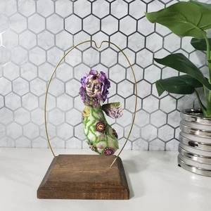 Beaded Floral Angel Goddess Spirit Doll Hanging Ornament Figurine Handcrafted - Picture 1 of 23