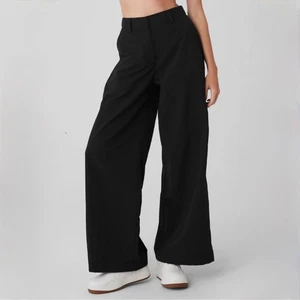 ALO Yoga High-Waist Street Smart Hose Schwarz XXS - Bild 1 von 10