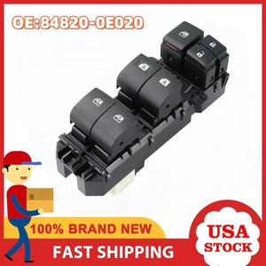 Interruptor maestro de ventana eléctrica del lado del conductor para Toyota Tacoma 2016-2022 18 pines - Imagen 1 de 9