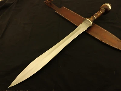 DAMASCUS Roman Gladius Historical Custom Handmade D2 Steel Blade, Warrior Sword