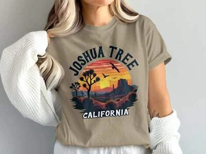 Joshua Tree California Scenic Desert Sunset T-Shirts - Picture 1 of 106