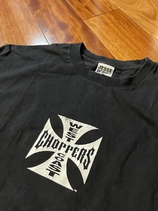 Vintage West Coast Choppers T-Shirt XL Jesse Who Long Beach CA Motorcycles Y2K - Bild 1 von 9