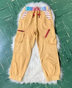 Matilda Jane 10 Boy Too Cool Jogger Pants Yellow Boho Surfer Moments With You - Picture 1 of 11