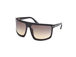 TOM FORD Sunglasses FT1066 CLINT-02 01B Black smoke Men Women - Picture 1 of 3