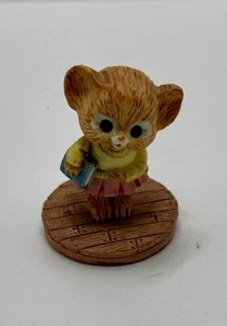 Vintage Enesco Miceville Dancy Shopmouse geht zur Schule 1985 - Bild 1 von 5