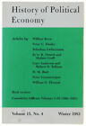 History Of Political Economy. Volume 15, No. 4 - Winter 1983. Various. 1983