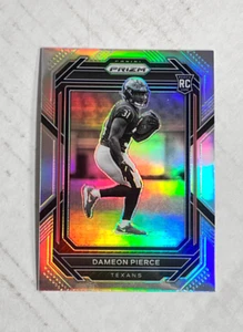 DAMEON PIERCE 2022 Panini Prizm NEGATIVE VARIATION SILVER PRIZM SSP RC #322! HOT - Picture 1 of 1
