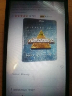 National Treasure: Book of Secrets -  Region B Blu-Ray - Steelbook Edition - Image 1 of 4