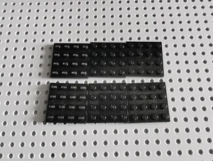 LEGO Platte Bauplatte Basisplatte flach 6 stk schwarz 4x4 black Plate 3031 R2 - Bild 1 von 1