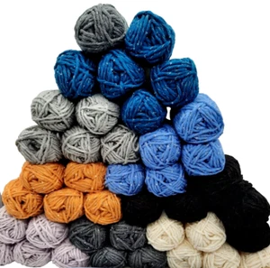 Häkelgarn  Strickgarn - Wolle zum Häkeln und Stricken  80 x 50gr Aktionsverkauf - Bild 1 von 5