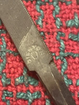 Henry Disston 6” File Triangle Three Square NOS USA - Two  Files - Image 1 of 4