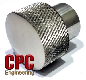 BD17547 Centre console heater distribution box knob Jaguar MK 2 Stainless steel - Picture 1 of 3