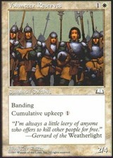 Volunteer Reserves X4 (Weatherlight) MTG (NM) *CCGHouse* Magic