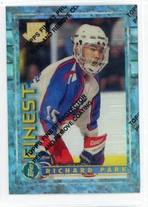 1994-95 Topps Finest RICHARD PARK Rookie World Jrs scheda rifrattore #112 non pelata - Foto 1 di 2