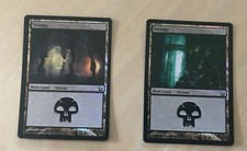 2X Swamp Basic Land MTG Free shipping