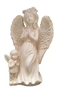 Angle and Boy Praying Figurine With Solar Light - Picture 1 of 5