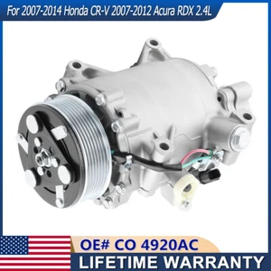 Air AC Compressor With Clutch For Toyota Yaris 2006-2012 L4 1.5L 12V CO 11078C - Picture 1 of 14
