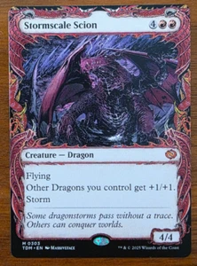 MTG - Stormscale Scion - Borderless, Regular, MINT, TDM - Mythic 0303 - Picture 1 of 2