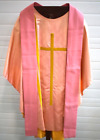 Used Rose/Pink Vestment + Stole by The House of Hansen (CU1298) Chalice Co.