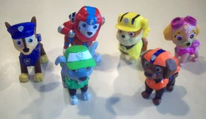 Lote de figuras de la Patrulla Canina G ~ Zuma / Rocky / Chase / Marshall / Skye / Escombros - Imagen 1 de 3