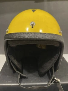 Vintage 1970s John Deere Snowmobile Helmet Large W/Shield - Picture 1 of 9