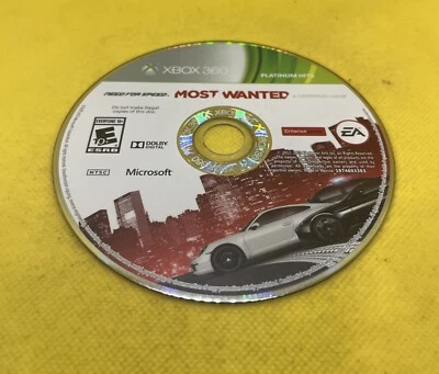 Need for Speed: Most Wanted (Microsoft Xbox 360, Platinum Hits, Game Only) - Image 1 of 2