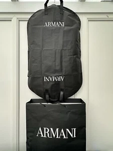Emporio Armani G Line Suit ITA Size 54 (44 UK) 36” Waist In Graphite Black BNWT - Picture 1 of 19