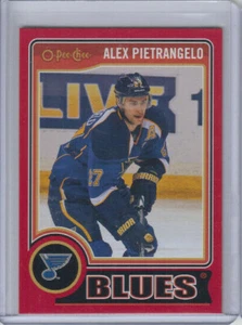 14/15 OPC St. Louis Blues Alex Pietrangelo Red Redemption card #49 - Picture 1 of 2