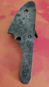 Left Side Crescent Double Barrel Shotgun Lock Hammerless Missing Mainspring - Picture 1 of 9