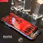 Luphie Incisive Aluminum Metal Bumper Case Cover For iPhone X XS Max XR 8 7 Plus