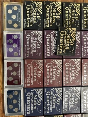 50 State Quarters Complete Set BU ( Gold/ Platinum/ Denver/ Philadelphia) - Image 1 of 4