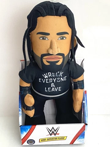 New In box WWE Superstar Plush Roman Reigns 10" Plush Figure Cover