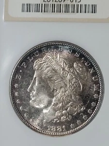 1881 S $1 Morgan Dollar MS65PL NGC Toned - Picture 1 of 14