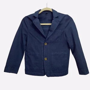 Crewcuts J Crew Ludlow Blue Cotton Blazer Jacket 10 - Picture 1 of 12