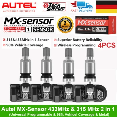 Orginal Autel MX-Sensor 315&433MHz TPMS Reifendruck Sensor RDKS Programmier 2025 - Bild 1 von 4