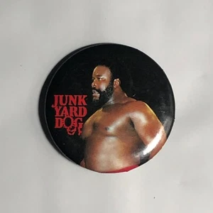 1985 Titan Sports WWF Wrestling Junk Yard Dog 1-1/2" Pinback Button Vintage - Picture 1 of 4