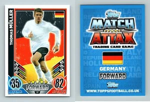 Thomas Muller - Germany #77 Match Attax England 2012 Topps TCG Card - Picture 1 of 1