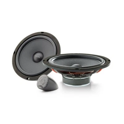 Focal ISU200 8" 320 W 2-way Separate Woofer Kit Shallow Car Speakers - Black - Image 1 of 2