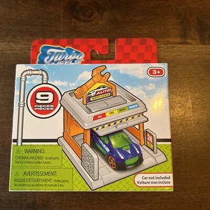 Turbo Wheels Auto Services 1:64 Scale Mini Play Set - NEW - Picture 1 of 2