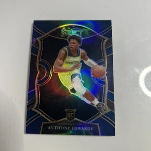Anthony Edwards Prizm RC π₯ 2020-21 Select Concourse Blue Rookie Mint D - Picture 1 of 2