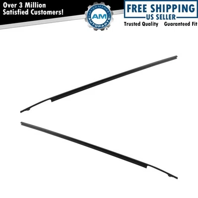 OEM Belt Weatherstrip Sweep Front Outer Pair Kit Set of 2 for Sequoia Tundra New - Image 1 of 4